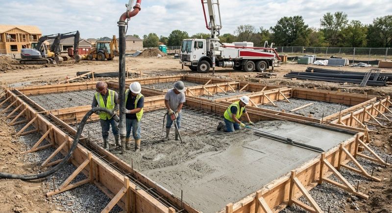 Concrete Foundation Pouring in Greenville, SC