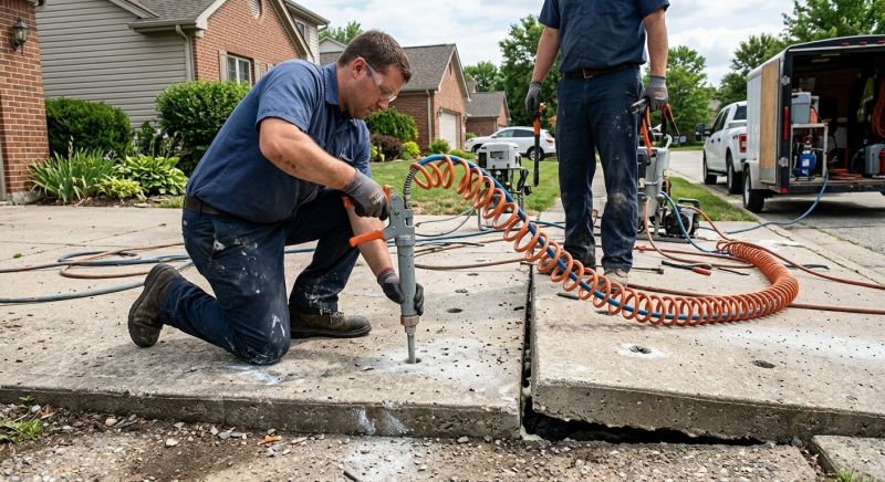 Concrete Poly Jacking in Columbus, OH