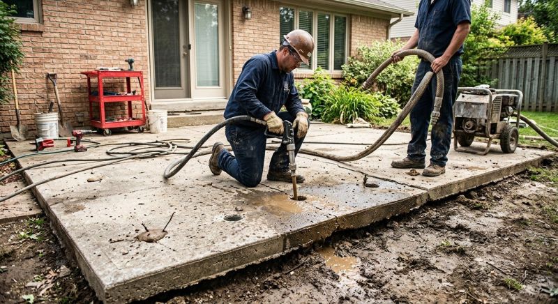 Patio Leveling in Corpus Christi, TX
