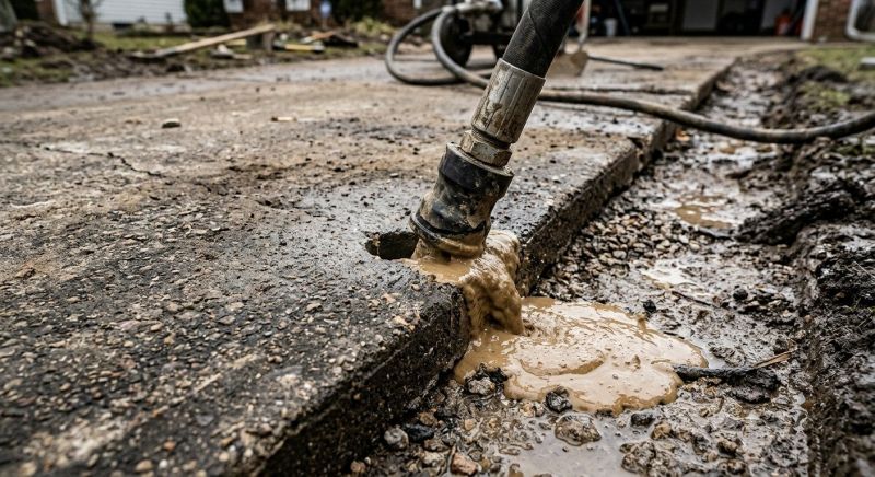 Sunken Driveway Lifting in Corpus Christi, TX