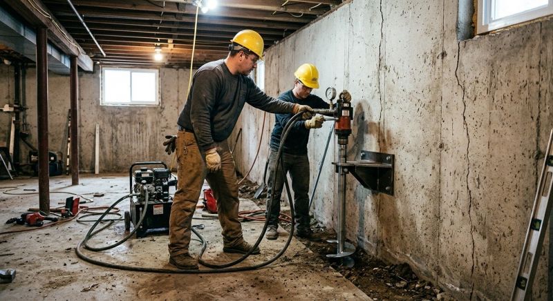 Basement Stabilization in Fort Collins, CO