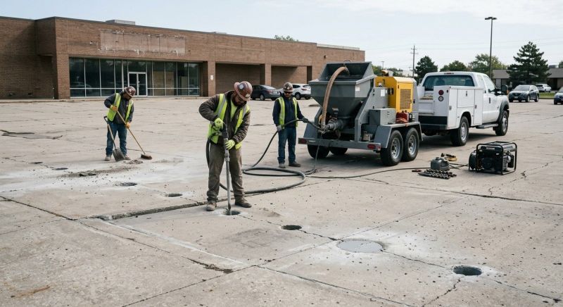 Commercial Concrete Leveling in Columbus, OH