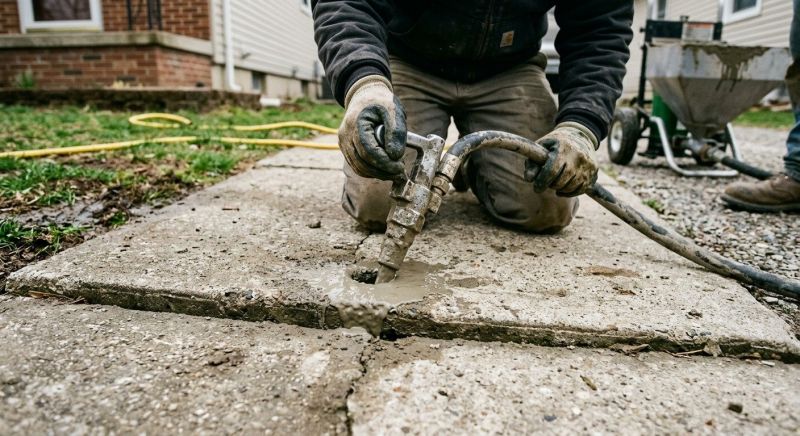 Concrete Leveling in Des Moines, IA