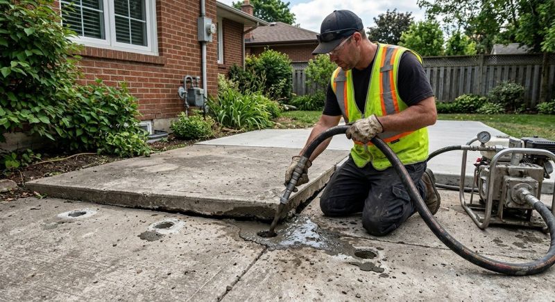 Concrete Mudjacking in Des Moines, IA