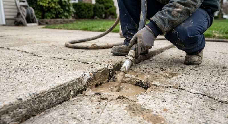 Concrete Settlement Repair in Columbus, OH