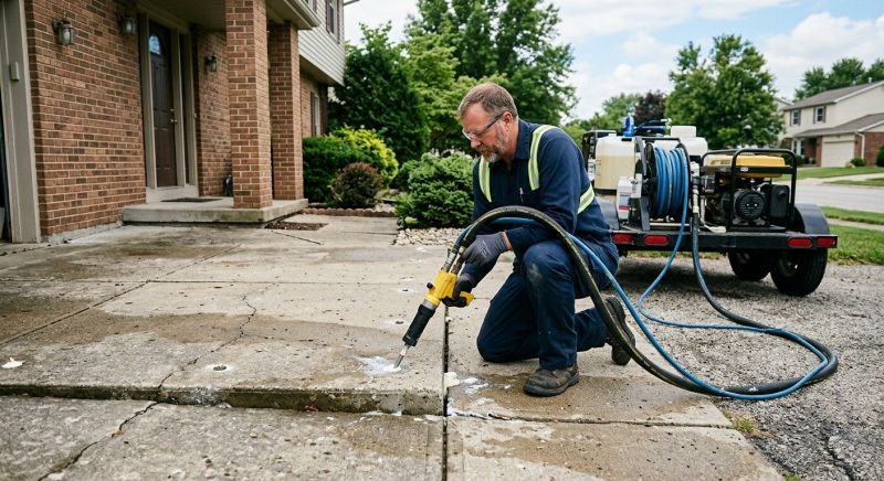 Garage Settling Repair in Columbus, OH