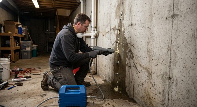 Leaking Foundation Repair in Columbus, OH