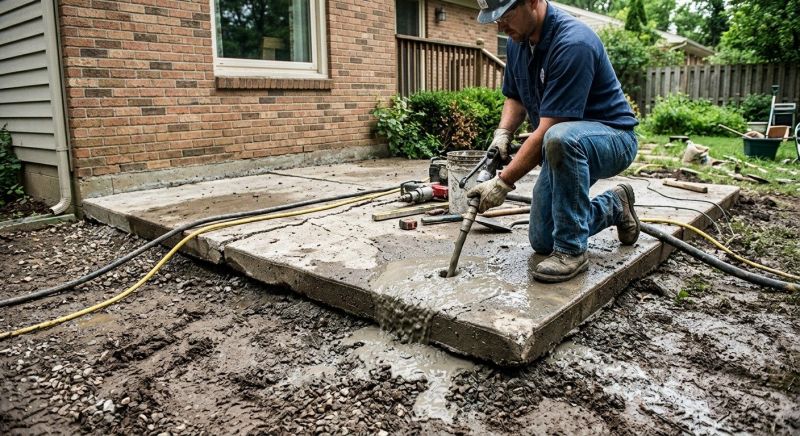 Patio Leveling in San Antonio, TX