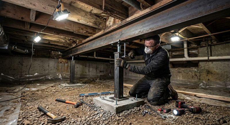 Slab Foundation Repair in Columbus, OH