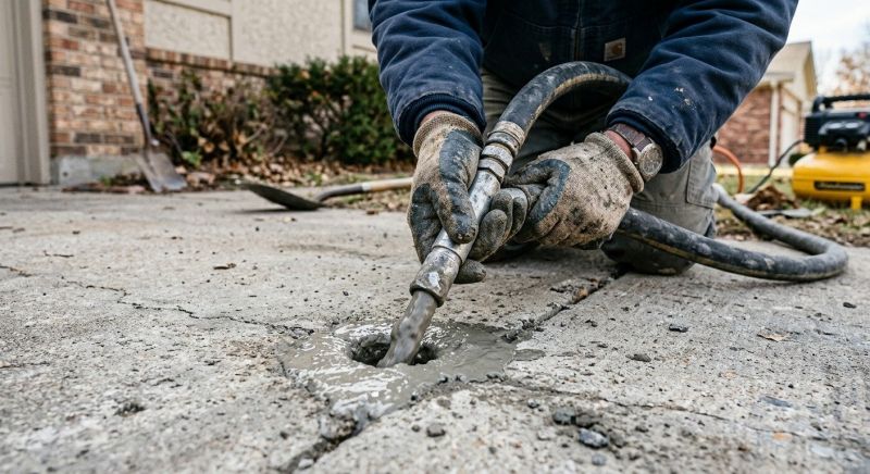 Slab Jacking in West Des Moines, IA