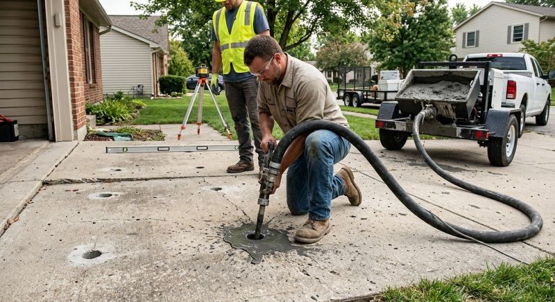 Slab Leveling in Columbus, OH
