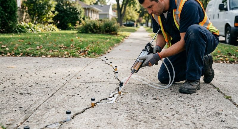 Sunken Sidewalk Repair in Tampa, FL